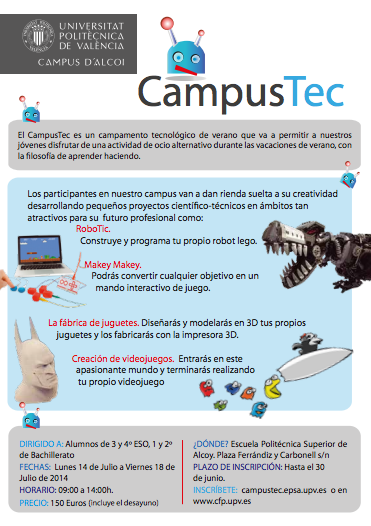 Campamento de Tecnología CampusTec UPV EPSA Alcoy