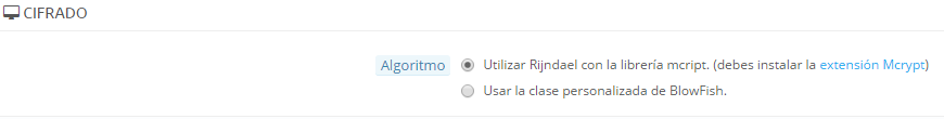 Cifrado Prestashop