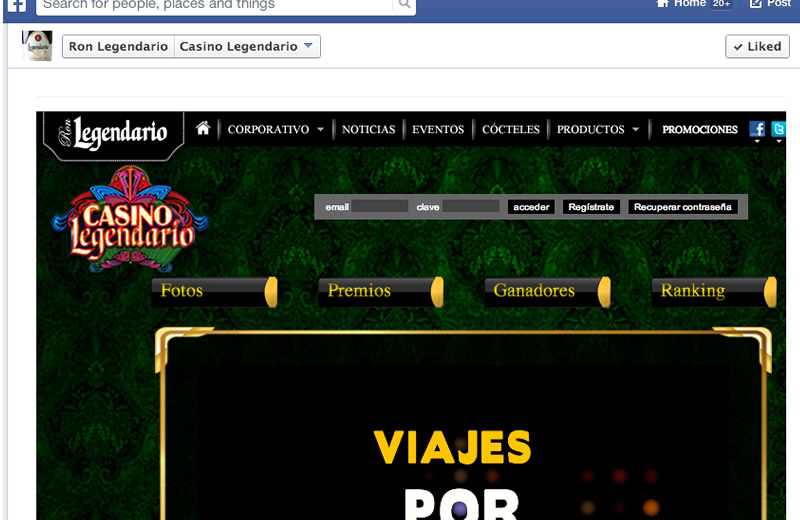 Ron Legendario (Aplicación Facebook)