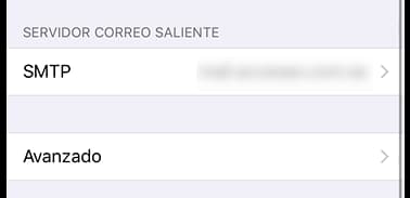 modificar cuenta de correo electrónico en un dispositivo iPhone