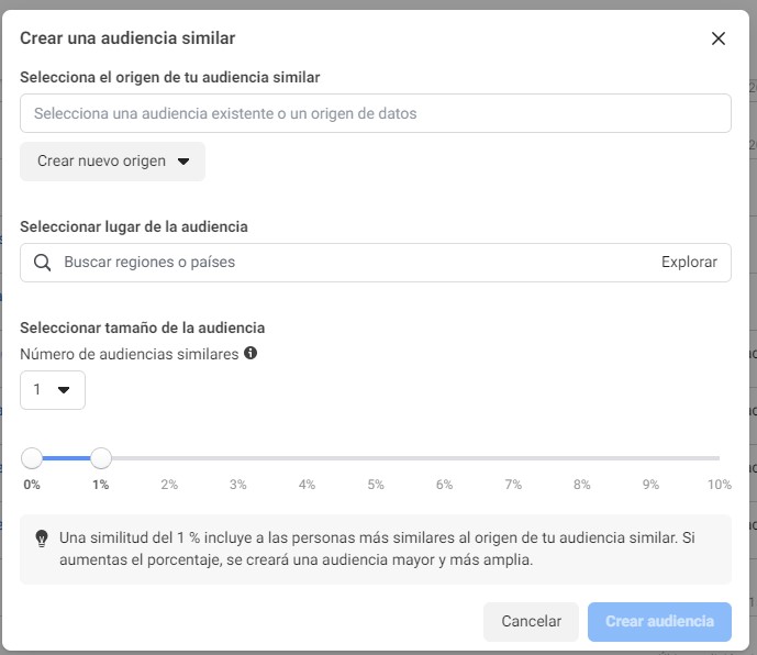 Segmentación por públicos similares en Facebook Ads