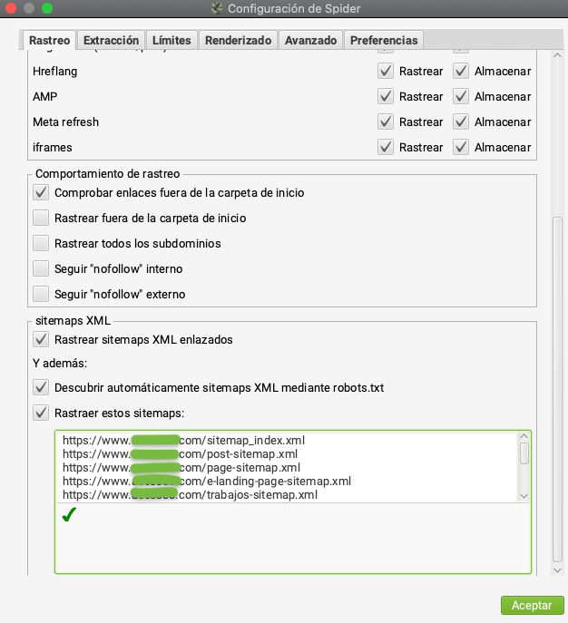 imagen rastrear sitemaps