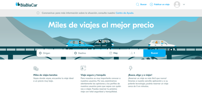 BlaBlaCar web