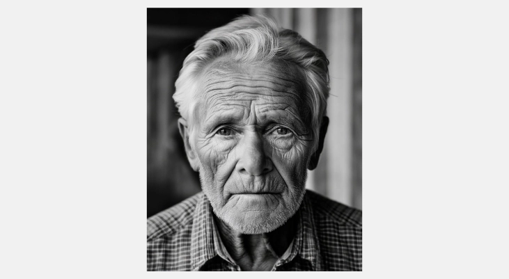 imagen generada con adobe firefly de un rostro humano realista