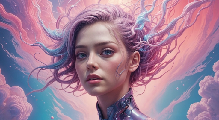 imagen generada con ia pikaso de freepik de un personaje ficticio realista