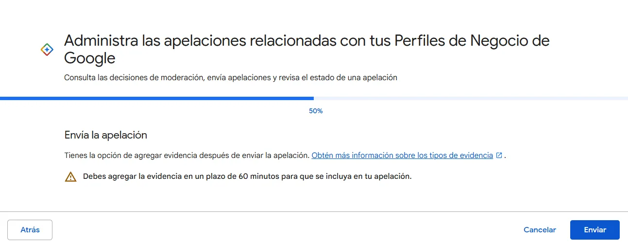 Apelación suspensión de la ficha
