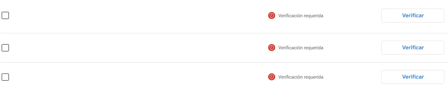 Ficha no verificada Ficha no verificada