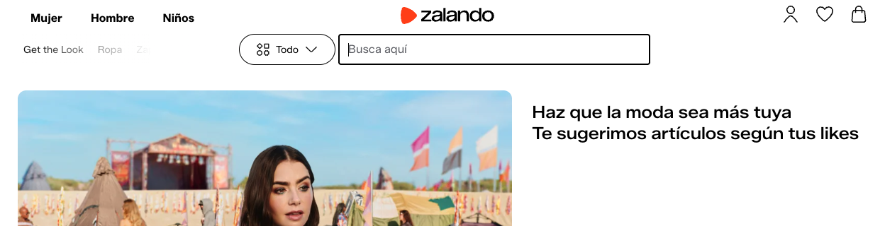 Ejemplo de buscador interno para ecommerce